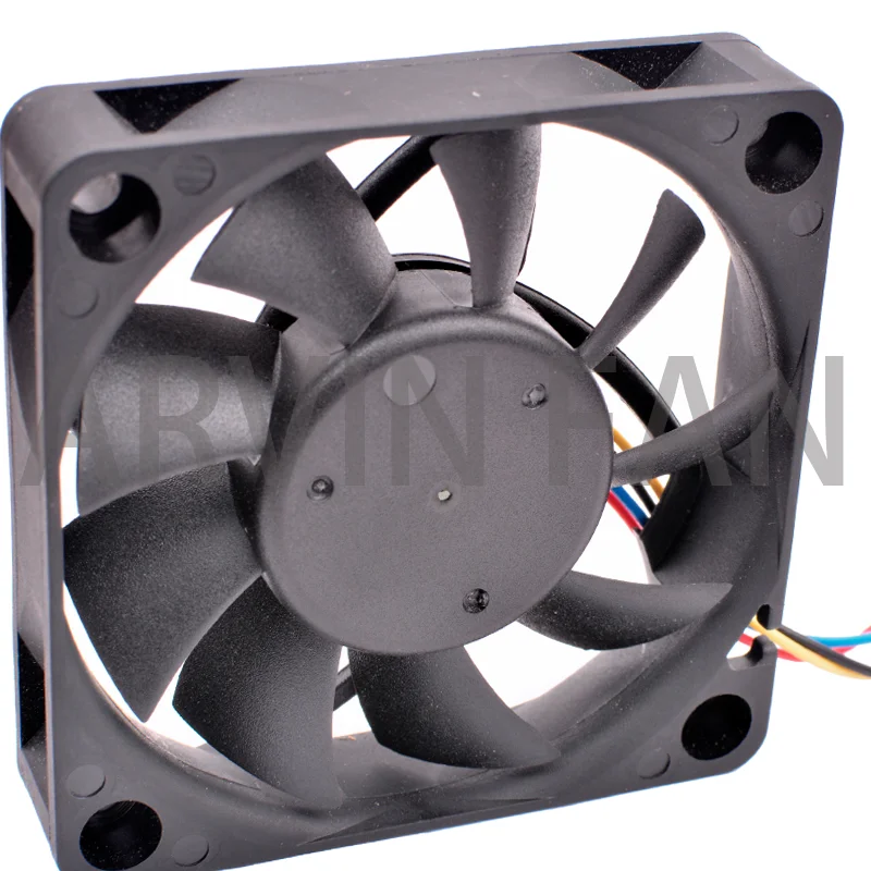 Duplo rolamento de esferas Chassis CPU Ventilador, 6cm, 60x60x13mm, DC 12V, 0.21A, 4 Linhas, AFB0612HC-AM03