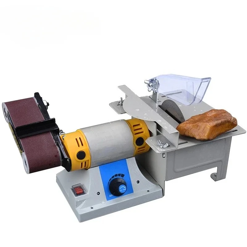 Desktop Multifunctional Belt Grinding Machine Jade Table Mill Woodworking Polishing Polishing Machine Engraving