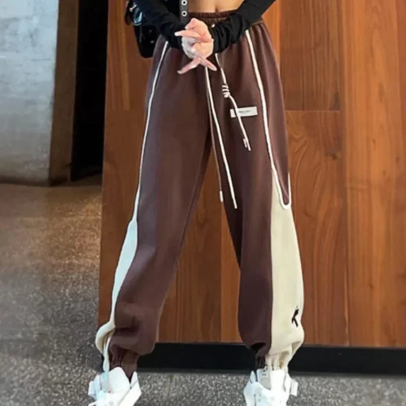 

Trends 2024 High Waist Fitness Sports Women's Pants Sweatpants Joggers Female Trousers Jogging G 90s Korean Fashion One Size Xxl