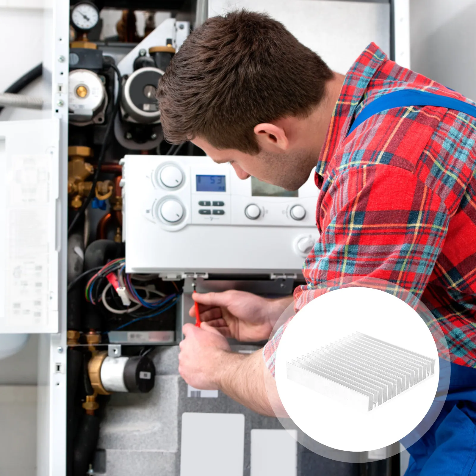 

Алюминиевый радиатор охлаждения для микросхем, теплоотвод для триодов, эффективный теплопровод, для светодиодов, 100x100 мм