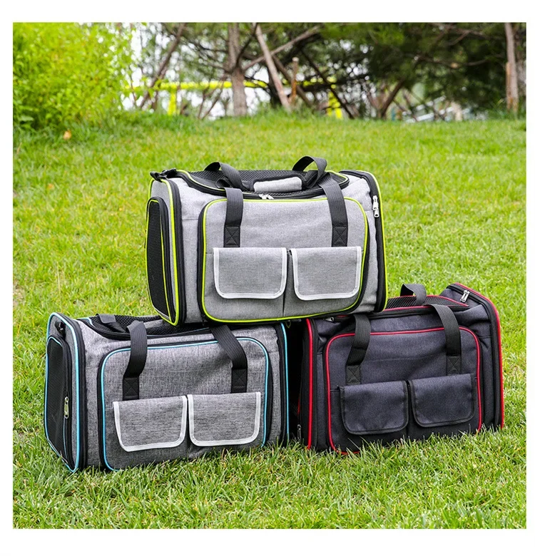 

Cat Bag Foldable and Expandable Pet Bag Going Out Portable Car Pet Handbag Breathable Outdoor Cat Backpack