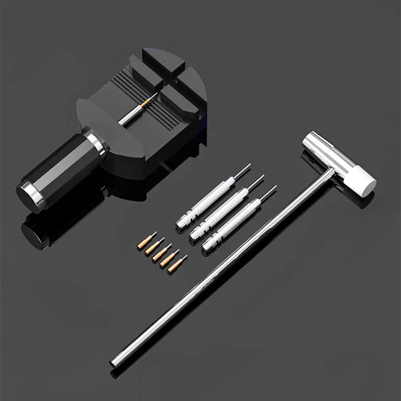 1 Set Watch Repair Tool Watch Link Band Slit Strap Bracelet Chain Pin Remover Adjuster Tool Kits for Professional Watchmaker