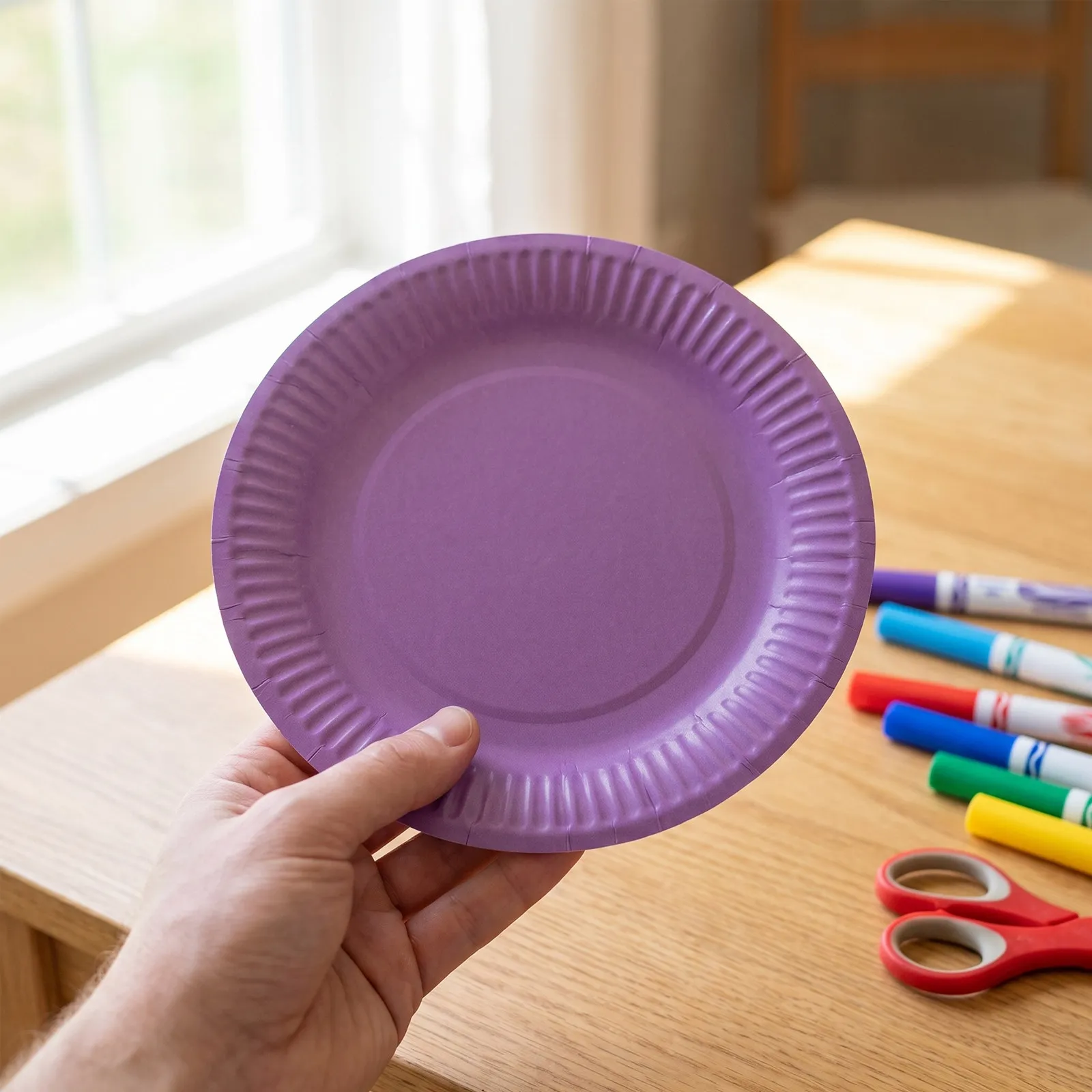 120Pcs Colorful Paper Plates Round 7 Inch Assorted Solid Color Party Dessert Plates Disposable for Wedding Birthday Bbq