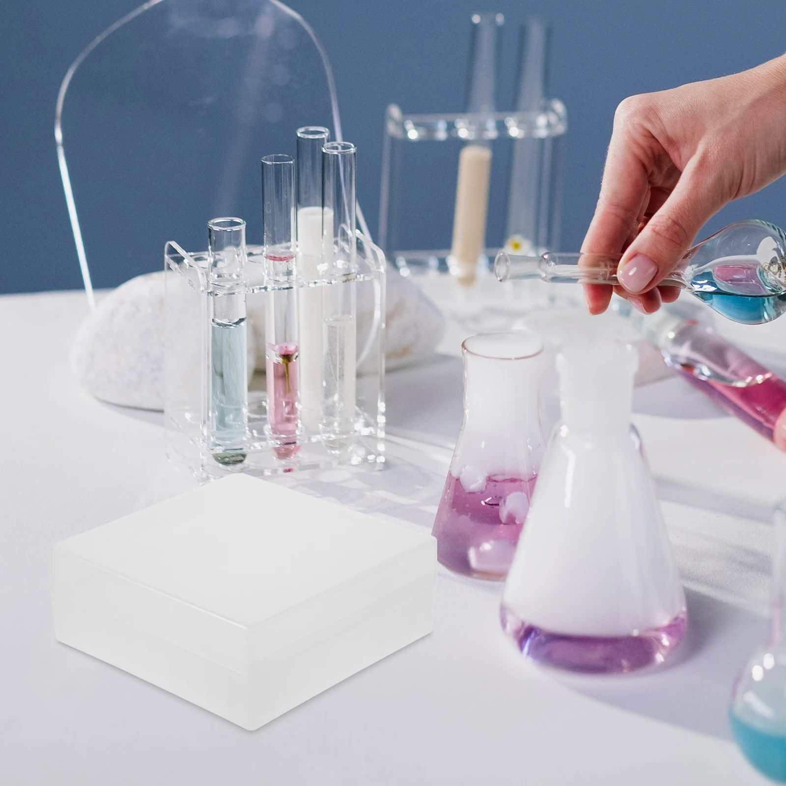 

Freezing Tube Box Microcentrifuge Rack Vial Storage Case Plastic Test Containers Dad