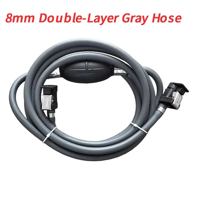 L10A Fuel Line Hose Assembly 6Y22430600 3M 8Mm Double-Layer Gray Hose 6Y2-24306-00 For Yamaha Outboard Motor 70HP Boat Engine