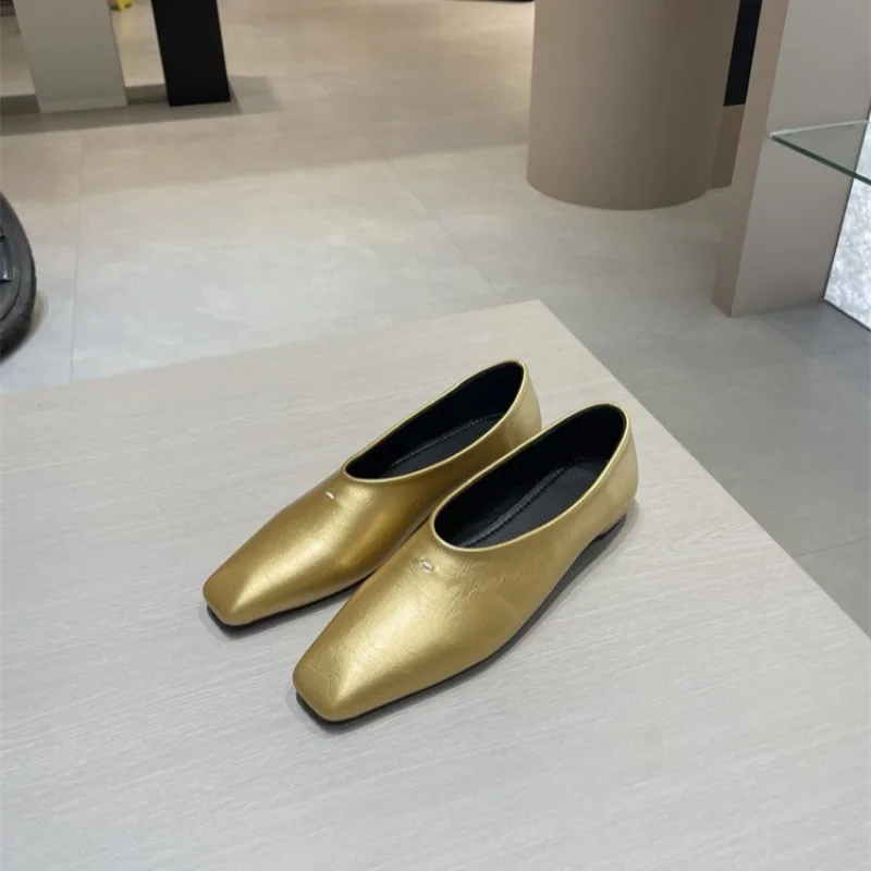 

Women's Mary Jane Shoes Exquisite Genuine Leather Casual Shoes for Woman Fashion Shallow Flat Shoe Designer Shoes Zapatos Mujer