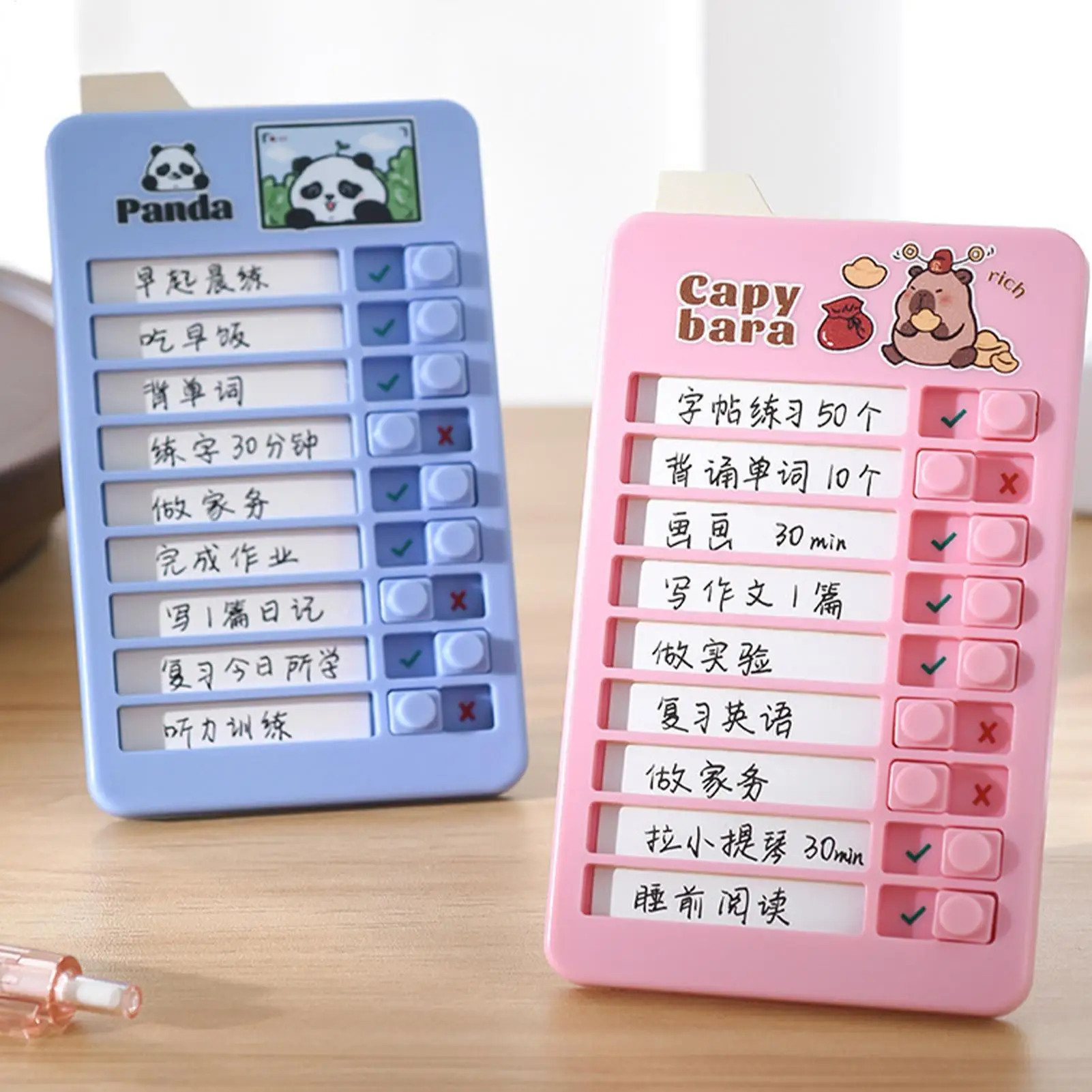 Visual Daily Schedule Chart Magnetic Behavior Board for Home & Classroom, Reusable Routine Chart for Kids, Toddlers, Preschool