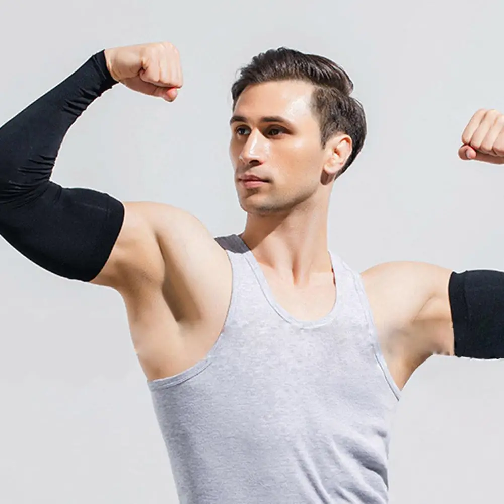 

1Pair Nylon Arm Sleeve UV Protection Ice Sleeves Breathable Cooling Armsleeves Protection For Outdoor Cycling Biking Hiking