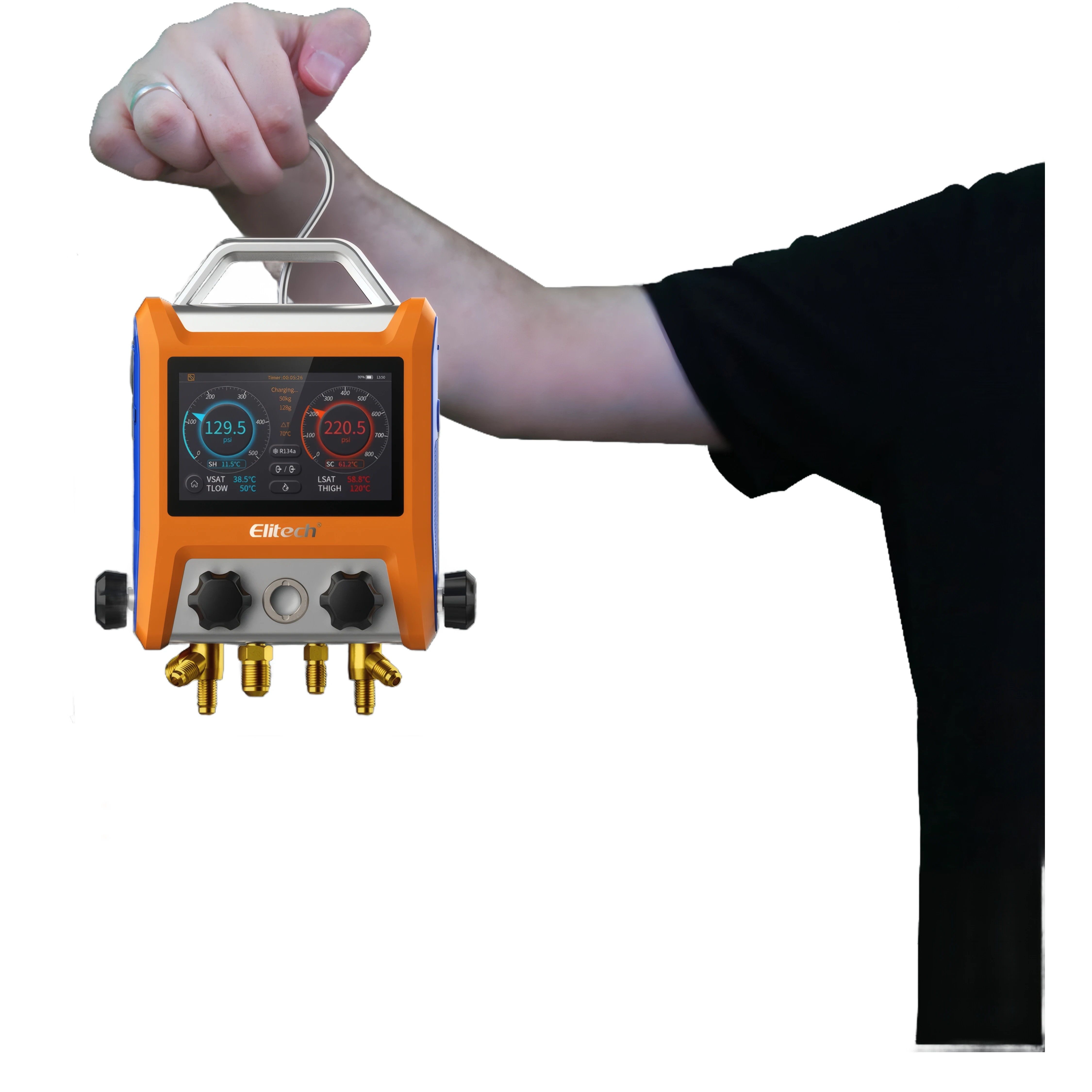 EMG-40 نظام تكييف الهواء التلقائي أداة مشعب ذكية أداة مشعب إلكترونية مقياس ضغط الفلور #3