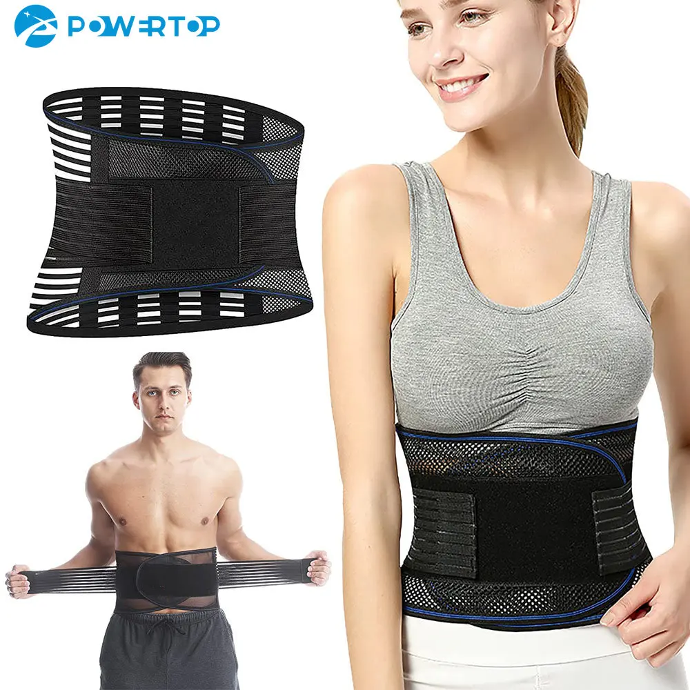 

Back Brace for Lower Back Pain Relief,Lumbar Brace for Men Women Spine Support for Sciatica,Lumbar Support with Adjustable Belt