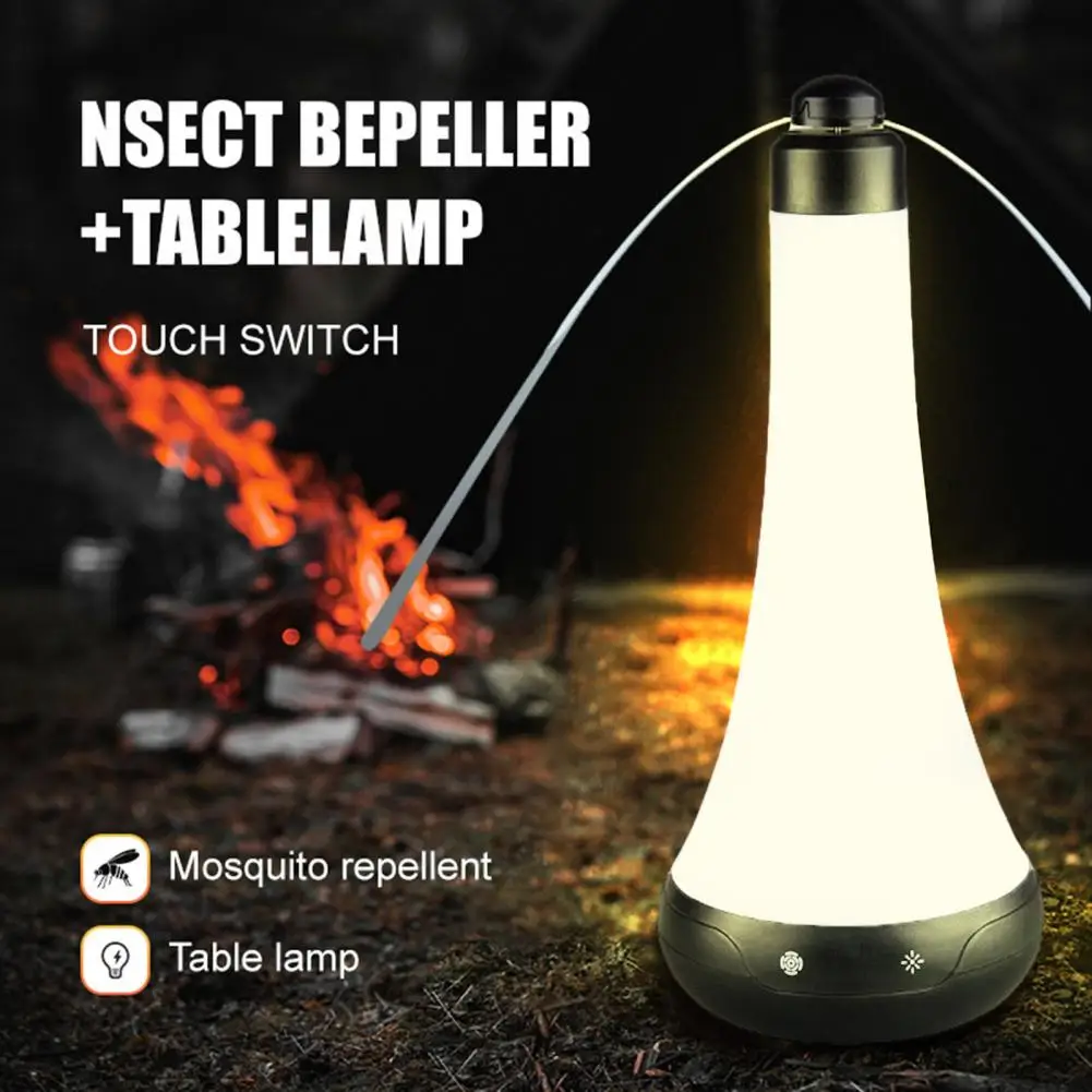 

26cm Fly Repellent Fan With Reflective Strip USB Rechargeable Outdoor Camping Fishing Desktop Food Fan Foldable Fly Spinner Fan