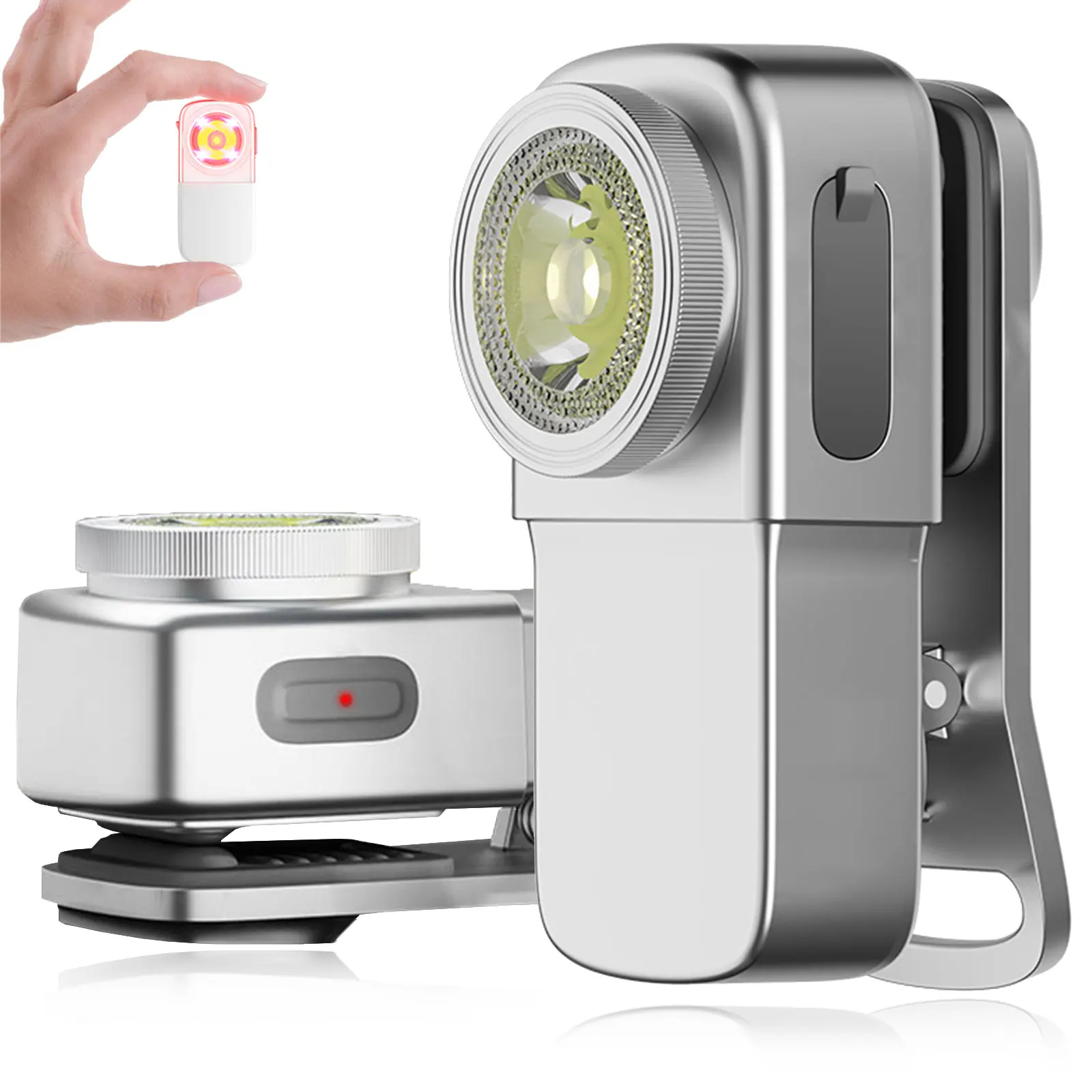 

Multi-function EDC Pocket Flashlight Portable Rechargeable Waterproof Magnetic Lamp With Clip For Outdoor Camping Fishing