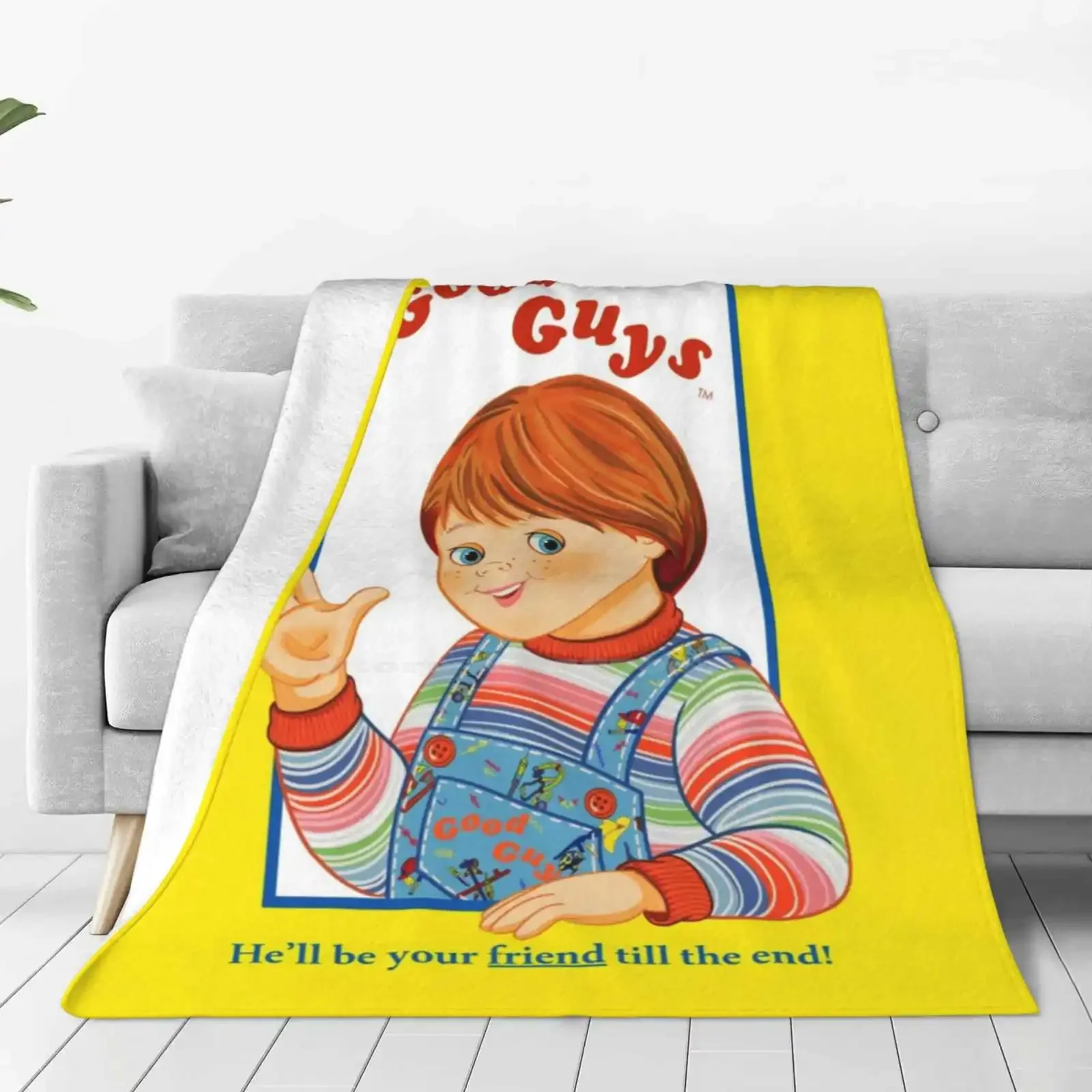 Child\'S Play-Good Guys-Chucky Trend Style Funny Fashion Soft Throw Blanket Childs Play Chucky Good Guys Doll 80S Horror Icon