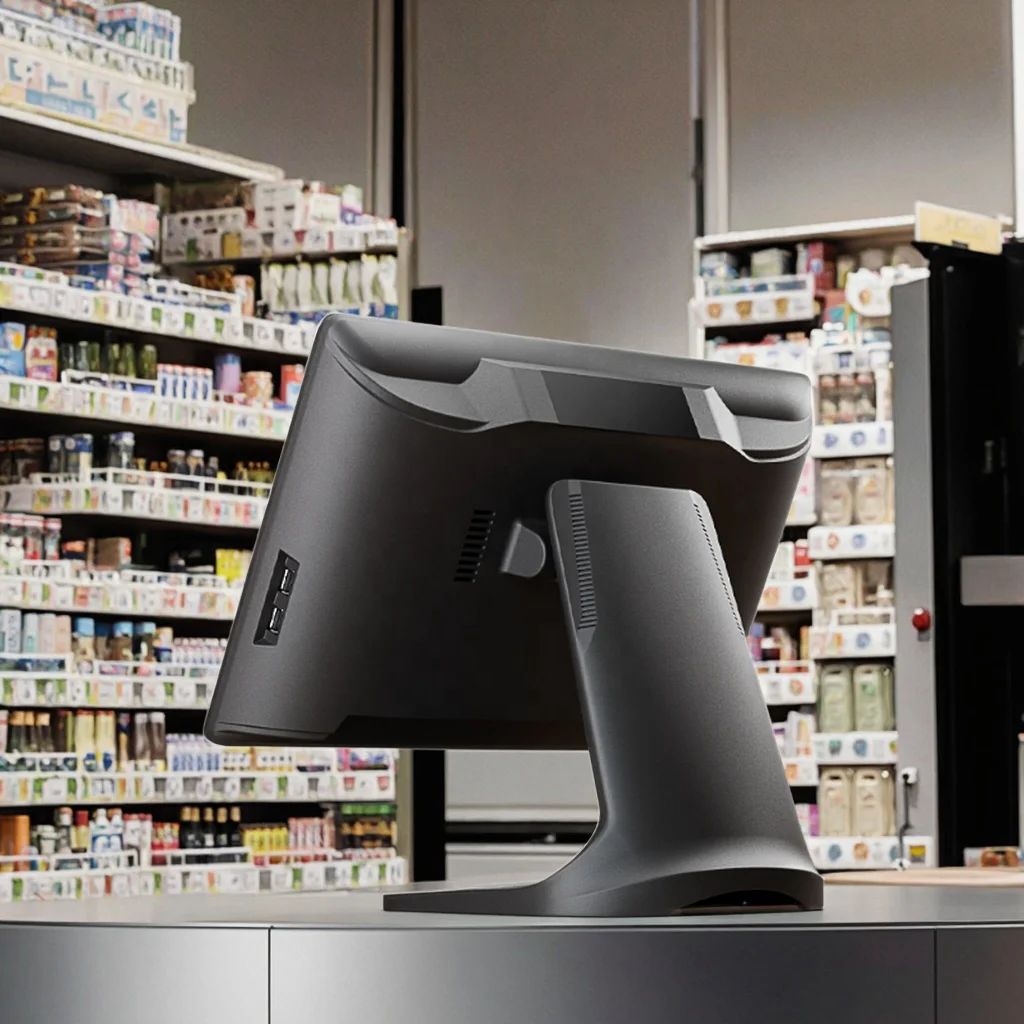 Core I5 third-generation all-in-one Windows POS terminal, single-screen supermarket cash register