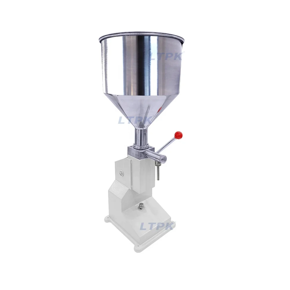 A03 Pneumatic 5-50ml Filler Machine Honey Jar Paste Sauce Shampoo Lotion Cream Bottle Filling Machine