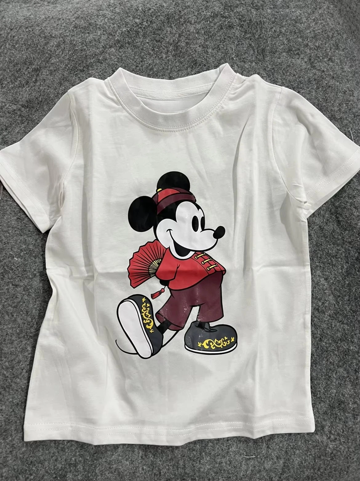 

Summer Disney Boys and Girls Short Sleeve T-Shirt Cartoon Top Men's and Women's Street Casual Fashion Top Outdoor Sports