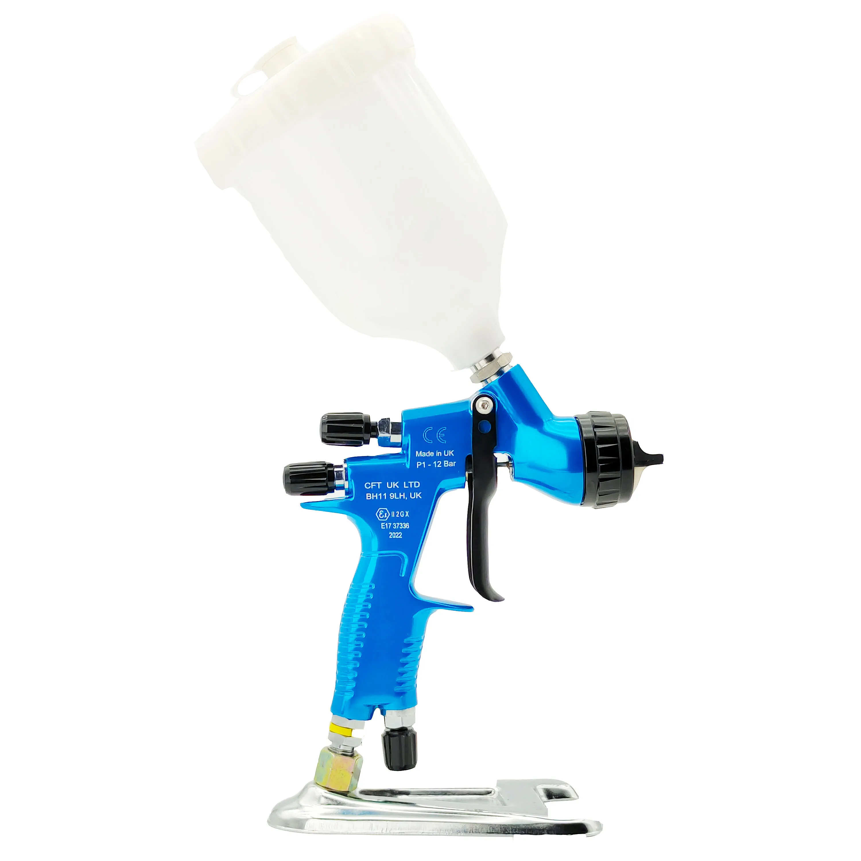 High Efficient HVLP Spray Gun 1.3/1.8mm Nozzle Car Painting Gun With 600ml Mixing Cup No-Clean Tank For Car Painting Airbrush