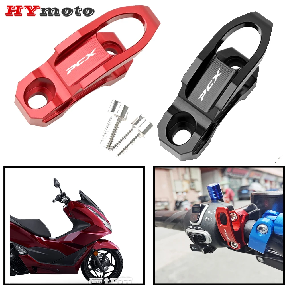 2025 nuevo para Honda PCX125 PCX150 PCX160 PCX 125 PCX 150 PCX 160 gancho para casco de manillar de motocicleta bolsa de equipaje gancho soporte