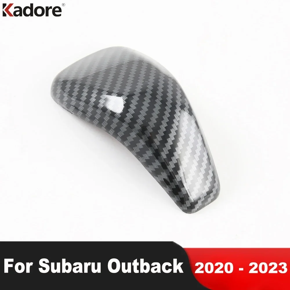 

Для Subaru Outback 2020 2021 2022 2023, автомобильная ручка переключения передач из углеродного волокна, крышка рамы, накладка, внутренние молдинги, аксессуары