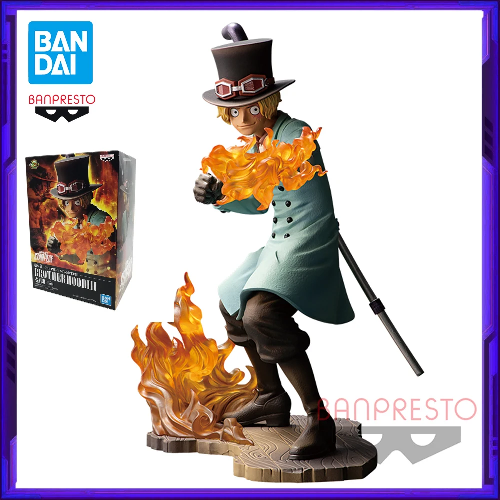 

В наличии Bandai Original Banpresto ONE PIECE Sabo аниме фигурка модель игрушки