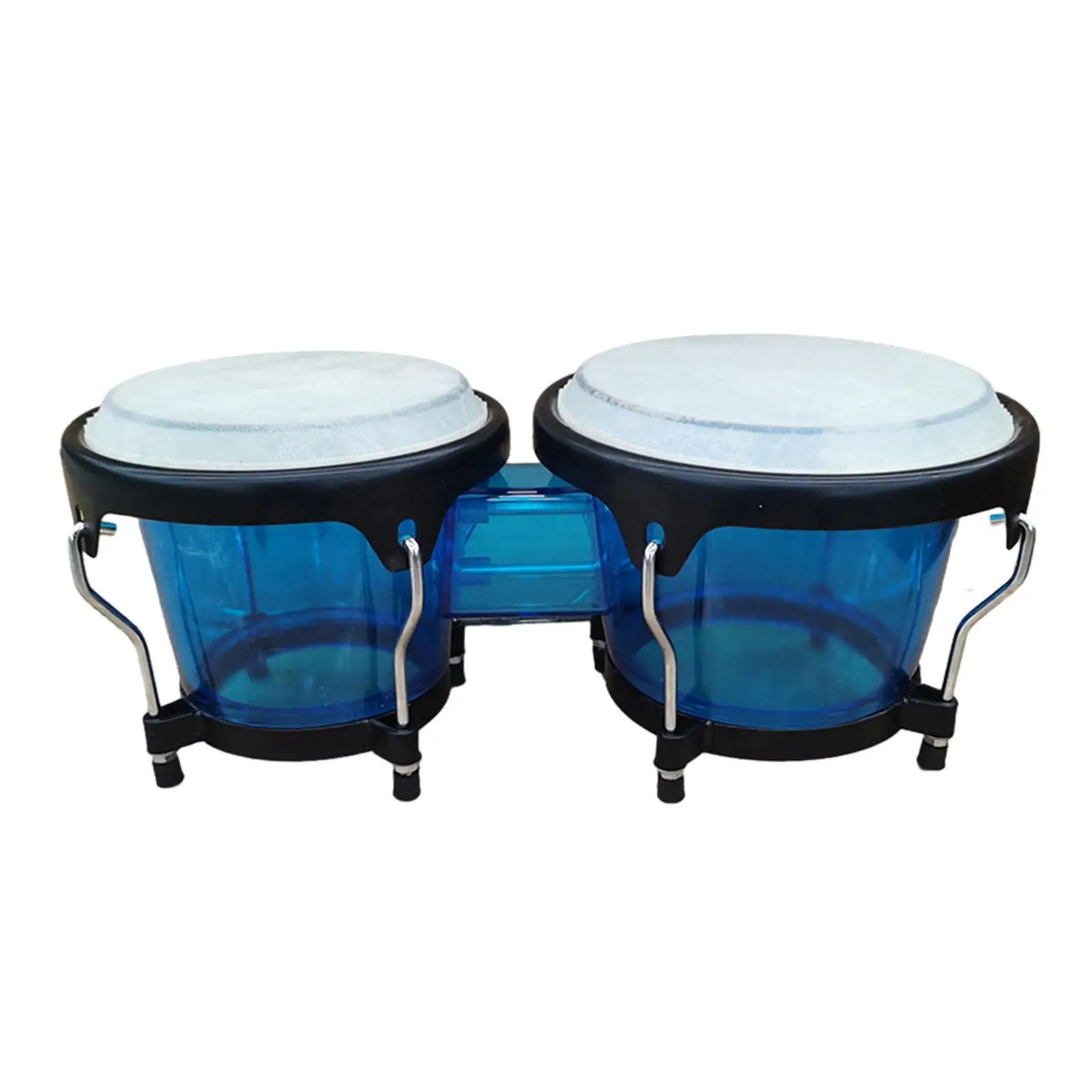 Percussion Bongos Drum Set, African Hand Drum, Early Educational Montessori 6 inch and 7 inch for Holiday Gifts ,Beginners