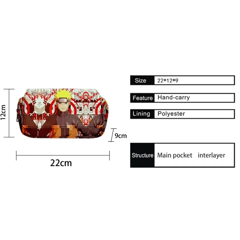 Juego transfronterizo Roblox Forsaken Gubby, mochila, bolsa para bolígrafos de doble capa, conjunto de dos piezas, necesidades diarias para estudiantes de escuela