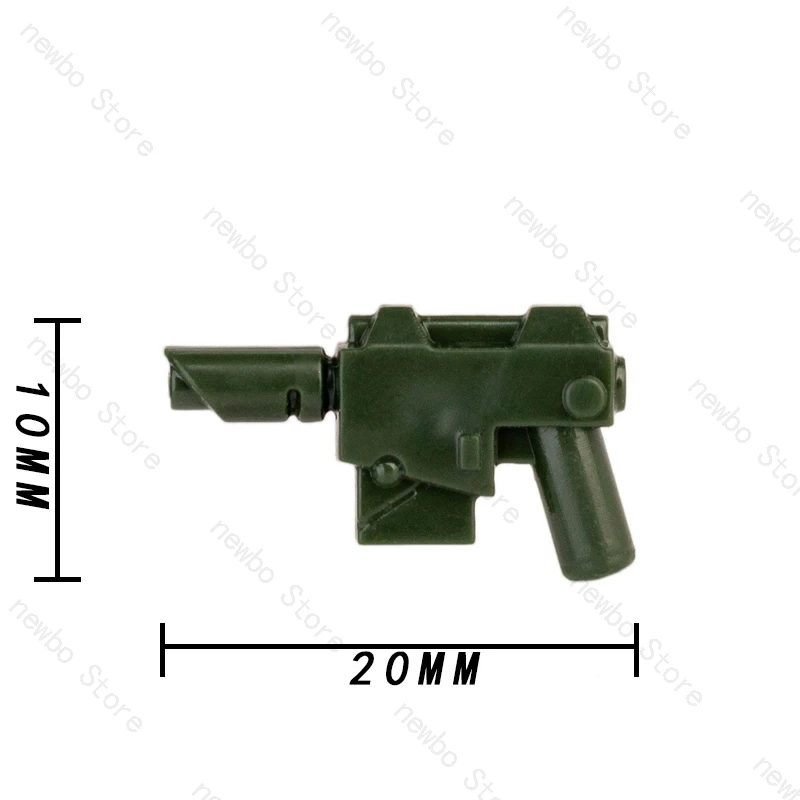 Koruit Hamer 4 cm Wapens Voor Mini Poppen Groene Accessoires Helm Armor MOC Bouwstenen Baksteen Figuren Speelgoed Voor kinderen Gift