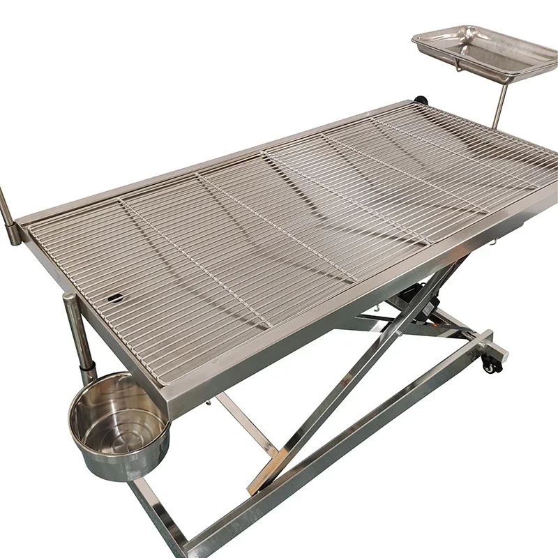 

Hot sale stainless steel electric electrical animal vet veterinary pet surgery surgical operating operation table for dogs