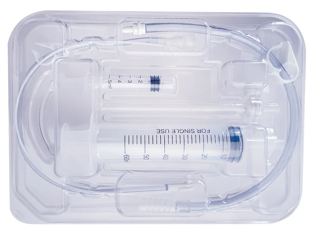 Low-Profile Silicone Gastrostomy Tube Button Tube Disposable Sterile Medical Consumables Gastric Feeding Drainage Tube for
