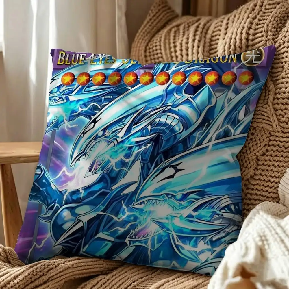 Y-Yu-Gi-Oh Victory Dragon Double-Sided Printed Cushion Cover Bedroom Bedside Sofa Pillow Case