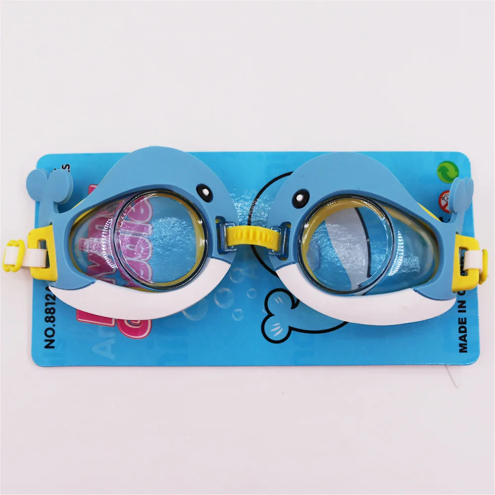 Cartoon Adjustable Children Kids Waterproof Silicone Anti Fog UV Shield Swimming Glasses Goggles Eyewear Eyeglasses