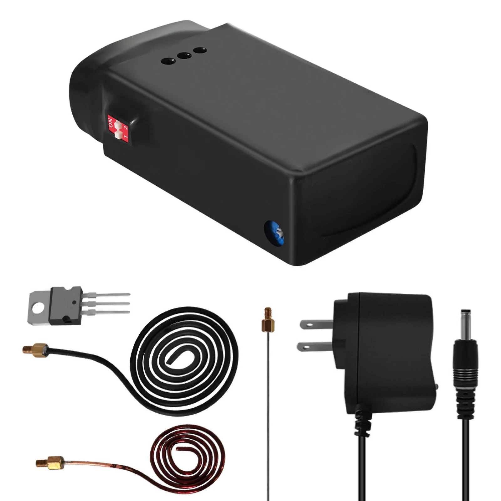 DC 36V Coil Tester Small Black Box EMP Electromagnetic Pulse Tester Smart Fingerprint Lock Detection Equipment Detector