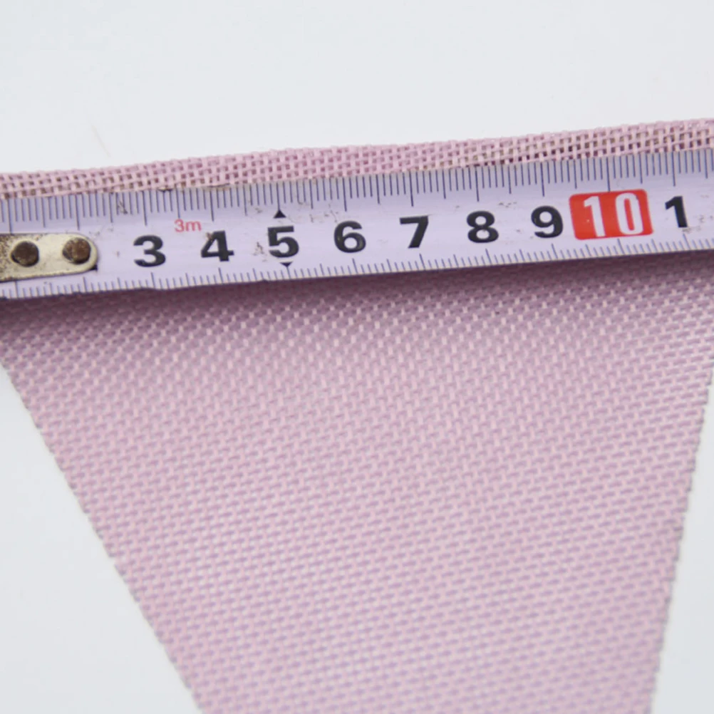 

12 Pcs Pennant Banner Decoration Burlap Party Flags The Color Triangle Garland Simulation
