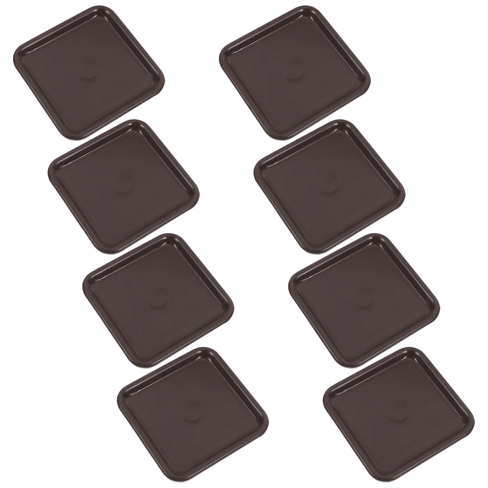 

8pcs Furniture Floor Protectors Durable Chair Leg Protector Anti Skid Feet Felt Pads for Chairs Beds Sofas Hardwood Brown Moving