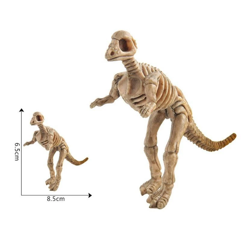 เด็กตลกไดโนเสาร์ที่สมจริง Petrifaction โครงกระดูกของเล่นสำหรับ 6-8 ปีเด็กตัวเลขการกระทำแกล้งสำหรับเล่นเกม 15UB
