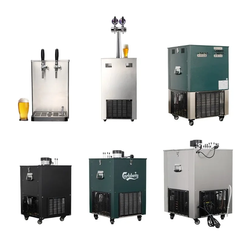 

Commercial Beer Kegerator Beverage Dispenser Equipment Cooler Draft Beer Machine