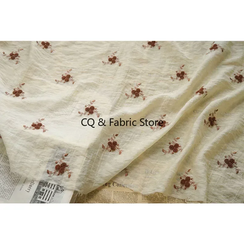 Мягкая трехмерная тюлевая ткань с цветочной вышивкой для одежды, маленькие подтяжки, аксессуары ручной работы «сделай сам»