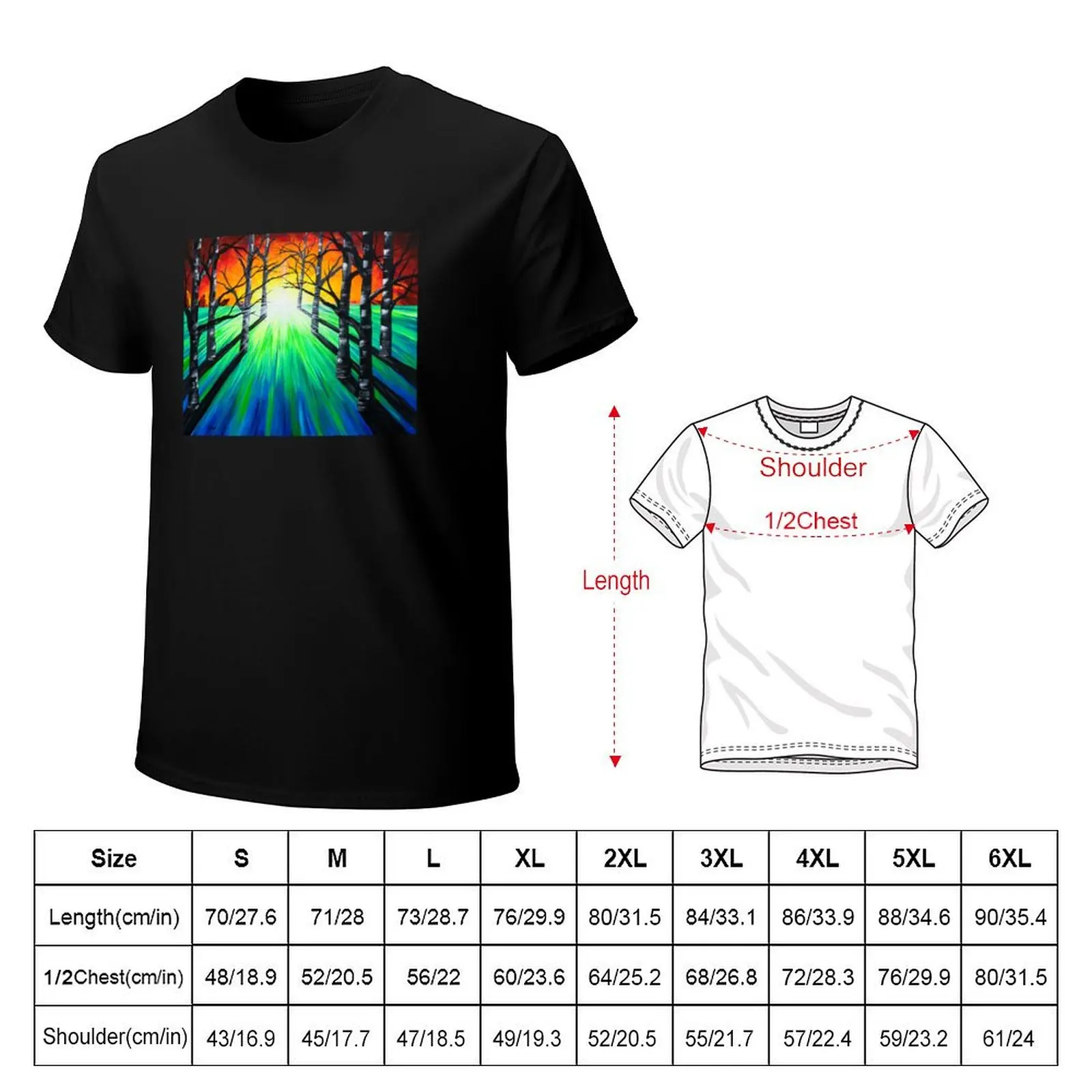 Shadows T-Shirt Holiday All Match T-Shirt
