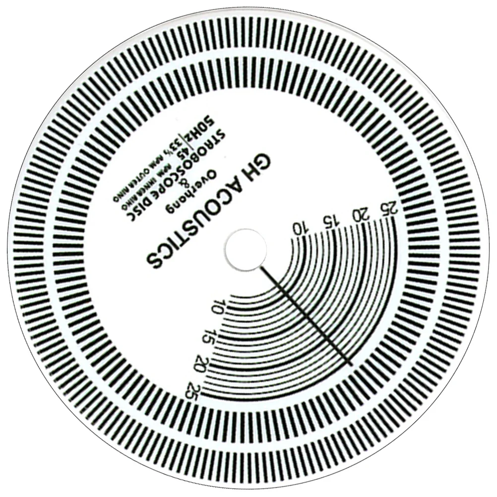 

Accurate Turntable Stroboscope Disc Vinyl Record Speed Tester Calibration Tool Durable Plastic Player Accessories
