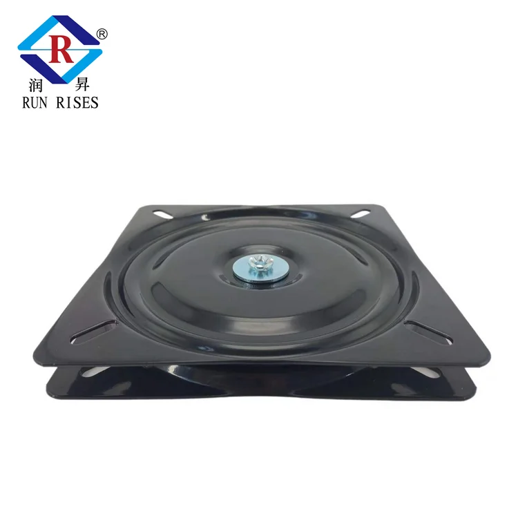 A14 8-Inch 360° Steel Swivel Plate Design Sugar-Round Holes 2.0/2.5/3.0mm Thickness Full/Half-Ball Dining Kitchen UsesATV&UTV
