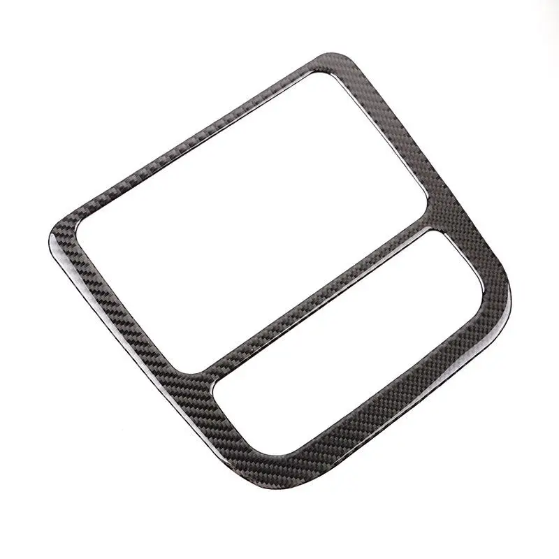 Car Interior Accessories Center CD Control Panel Trim Carbon Fiber/Piano Black For VW Scirocco 2009 2010 2011 2012 2013-2016