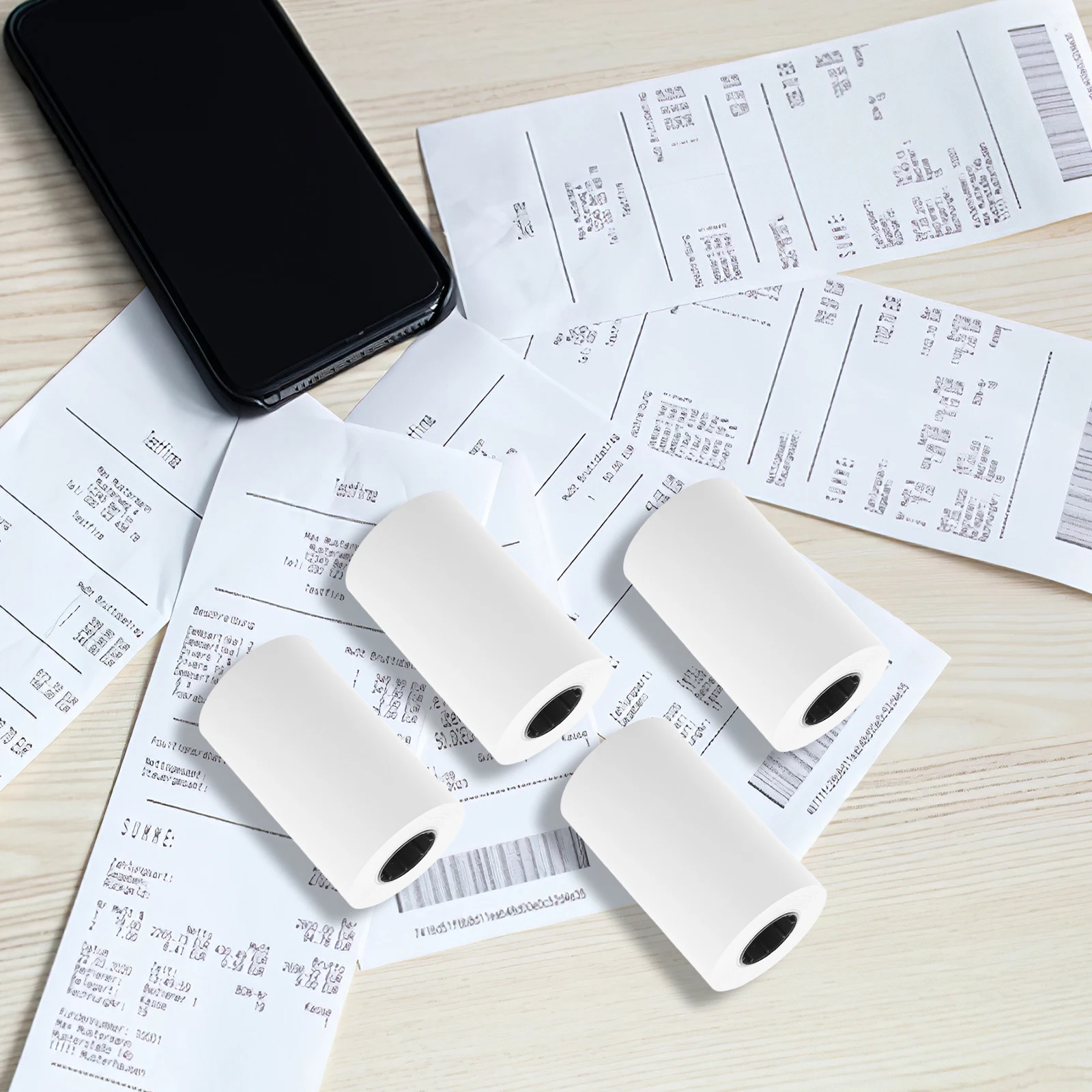 

1 Roll Thermal Paper Receipt Paper Roll For Cash Register Pos System Queue Number Printing Calculator Tape Adding Machine Supply