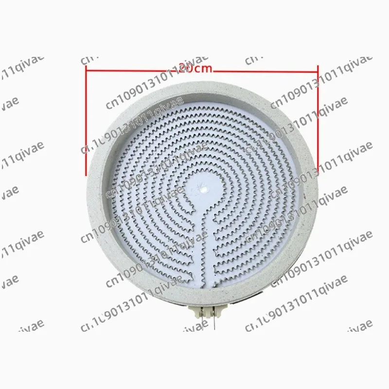 Placa calefactora de horno de cerámica eléctrica, accesorios de onda de luz con núcleo de alambre, placa calefactora eléctrica de alta temperatura