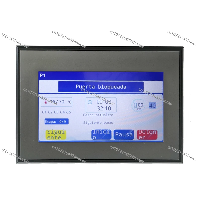 KH1707E Electric Commercial Washing Machine Extractor Controller supports Spanish and Portuguese for hotel use