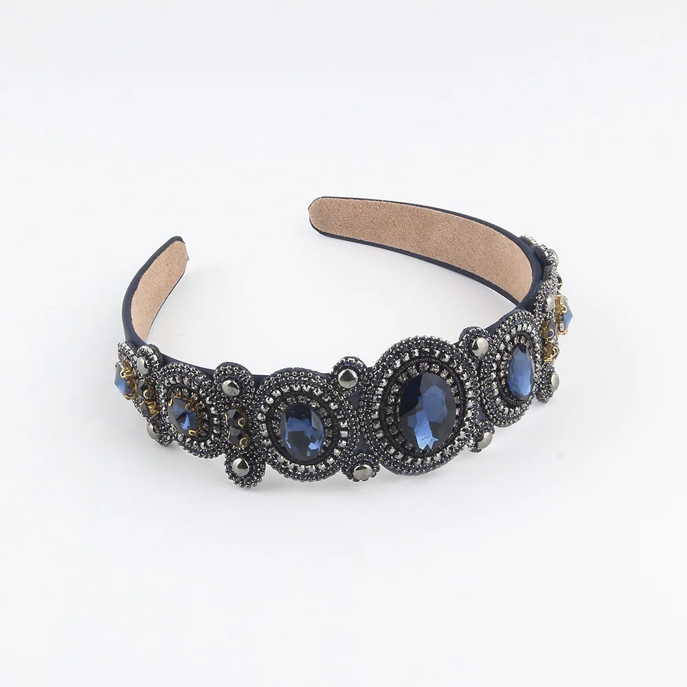 Baroque retro heavy industry light luxury headband femininity high sense dinner party hair accessories wholesale