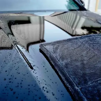 汽車專用扭紋超細纖維毛巾 1200GSM 清潔超強吸水擦乾布 雙面扭紋設計,適用於汽車家居洗車及細節清潔 10 最佳銷售 1200公克超細纖維毛巾 - №2