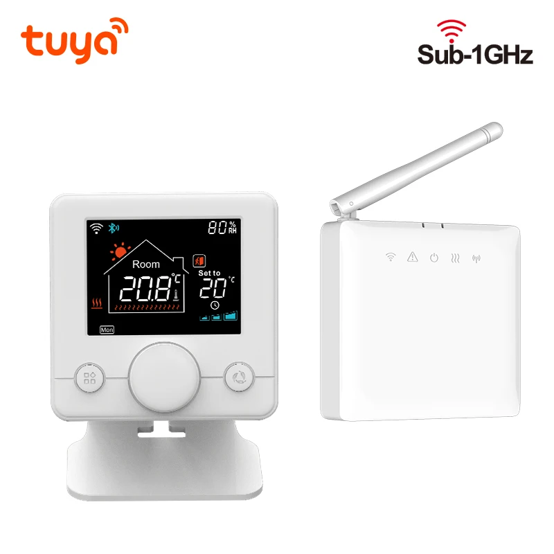 Tuya Smart Home Wifi Heating Thermostat Wireless Gas Boiler Tuya Thermostat Smart Life Temperature Controller Alexa Google Home