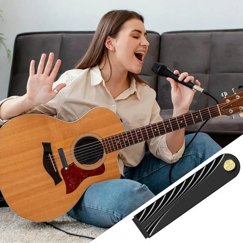 Guitar String Silencer Guitar String Guard Adjustable Acoustic Guitar Mute Instrument Accessories Effective Noise Reduction For