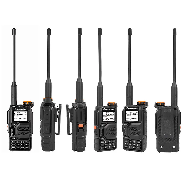 Quansheng-UV-K5 Long Range Walkie Talkie, Tipo C Carga, UHF, VHF, DTMF, FM, Scrambler, NOAA, Two Way Ham Radio, rádio de freqüência sem fio