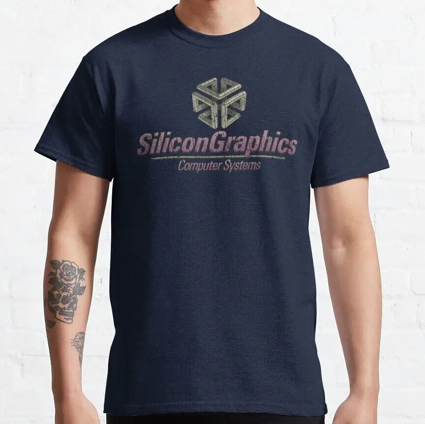 Silicon Graphics Computer Systems 1981 Classic  Unisex summer T-shirt Cotton fashion couple clothes